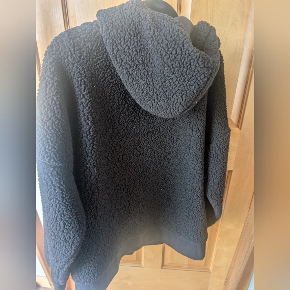 Champion Black Fleece Sherpa Hoodie - Picture 5 of 5
